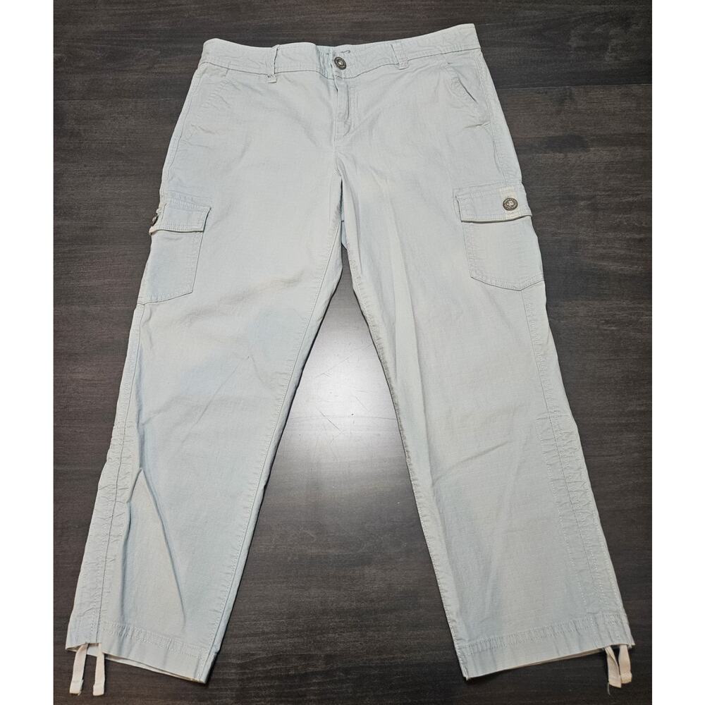 Eddie Bauer Women’s Capri’s Cargo Pockets Hiking Pants Outdoor Size 6